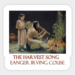 The Harvest Song by Eanger Irving Couse - Native American/Western Art Sticker